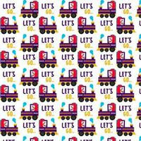 cute dinosaur vector pattern for tee print and background wallpaper