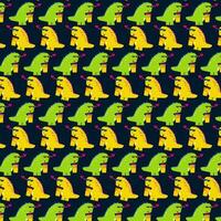 cute dinosaur vector pattern for tee print and background wallpaper