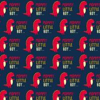 cute dinosaur vector pattern for tee print and background wallpaper
