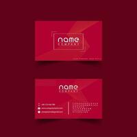 abstract business card vector template minimalist business card