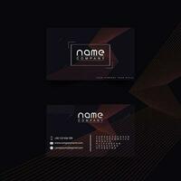 abstract business card vector template minimalist business card