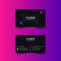 abstract business card vector template minimalist business card