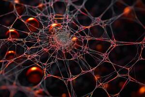 internet web, digital network trap background photo