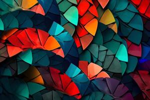 background of colorful fragments of scales, abstract mosaic photo