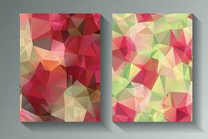 Low Poly vector abstract textured polygonal background.