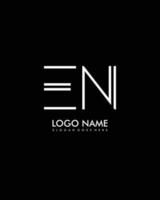 EN Initial minimalist modern abstract logo vector