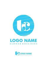 Initial TC negative space logo with circle template vector