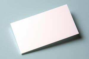 white blank business card copy space photo