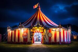night circus tent photo