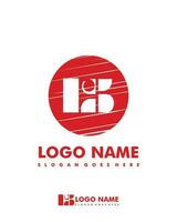 Initial RS negative space logo with circle template vector