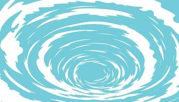 White-blue flat background with cloud swirl or whirlpool. vector