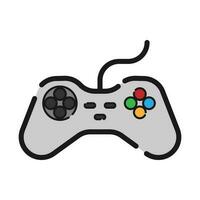 Game controller icon, vector illustration