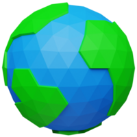 3d earth planet icon illustration png