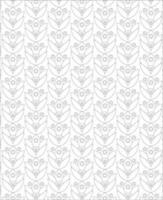 Pattern Background, Black and white seamless pattern for coloring book in doodle style. vector