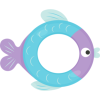 rubber swim ring fish png