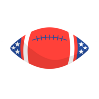 american football with USA flag png