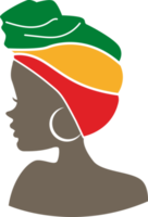 silhueta do Preto Afro-Americano mulher décimo primeiro Eu sou Preto história png