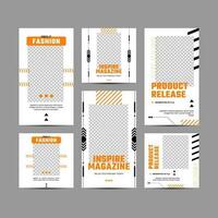 Bundle of Social Media Post Template for Digital Marketing vector