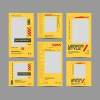 Bundle of Social Media Post Template for Digital Marketing vector