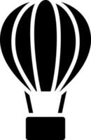 Air balloon icon in flat style. vector