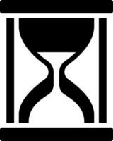 Hourglass icon in flat style. vector