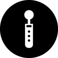 Black and White remote control icon in flat style. vector