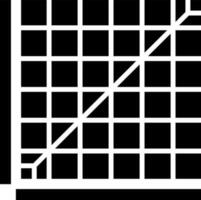 Color correction grid form icon in Black and White color. vector