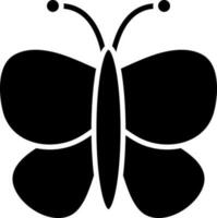 Vector illustration of butterfly in Black and White color.