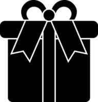 Vector illustration of gift box icon.