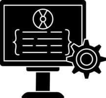 Illustration of software icon or symbol. vector