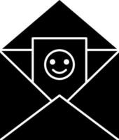 Flat style mail or envelope icon. vector
