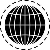 Global connection icon or symbol. vector