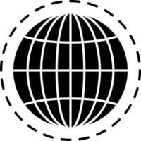 Global connection icon or symbol. vector