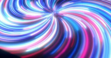 Abstract purple and blue multicolored glowing bright twisted swirling lines abstract background photo