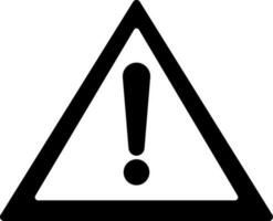 Illustration of danger or caution sign. vector