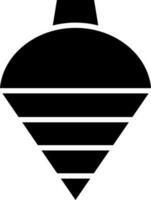 Vector illustration of spinning top.