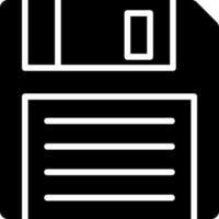 Memory card icon in Black and White color. vector