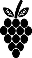 vector ilustración de uvas Fruta icono.