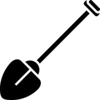 Isolated shovel icon in flat style. vector