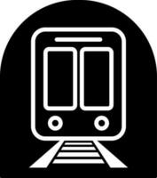 Underground subway icon in flat style. vector