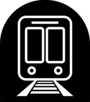 Underground subway icon in flat style. vector