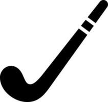 Illustration of hockey stick icon. vector