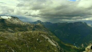 4K Timelapse of Geiranger Norway and the Scenic Surrounding Landscape video
