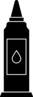 Isolated glue icon or symbol in Black and White color. vector