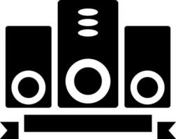 Sound or speaker icon in flat style. vector