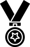 Illustration of medal icon. vector