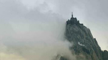 aiguille du midi 3842m - chamonix Mont Blanc, Frankrijk video