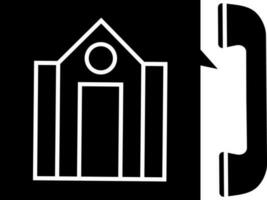 Icon of home communication concept. vector