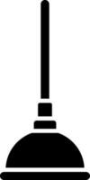 Vector illustration of plunger.