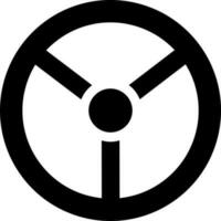 Valve glyph icon or symbol. vector